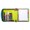 Load image into Gallery viewer, The Sidekick Monster - 2 Inch Zipper Binder - Aqua - BagNook
