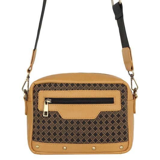 Tayla Diamond Print Camera Bag - BagNook