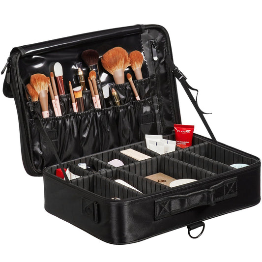 Makeup Case - Large Train Case with Handle - BagNook