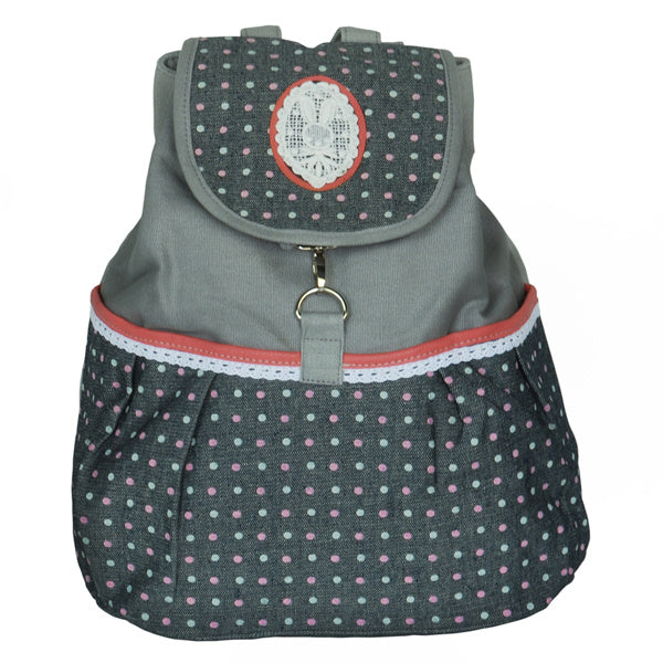 Joyful Picnic Fabric Art School Daypack - BagNook