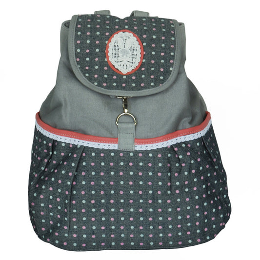 Joyful Picnic Fabric Art School Daypack - BagNook