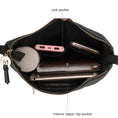 Load image into Gallery viewer, (charcoal)Lux Hobo Bag with Wallet by Mia K - BagNook
