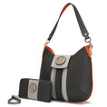 Load image into Gallery viewer, (charcoal)Torri Hobo Shoulder Bag with Wallet by Mia K - BagNook
