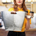 Load image into Gallery viewer, Insulated Thermal Bags for Food 12x10x9" - 5 Pack with Handles - BagNook
