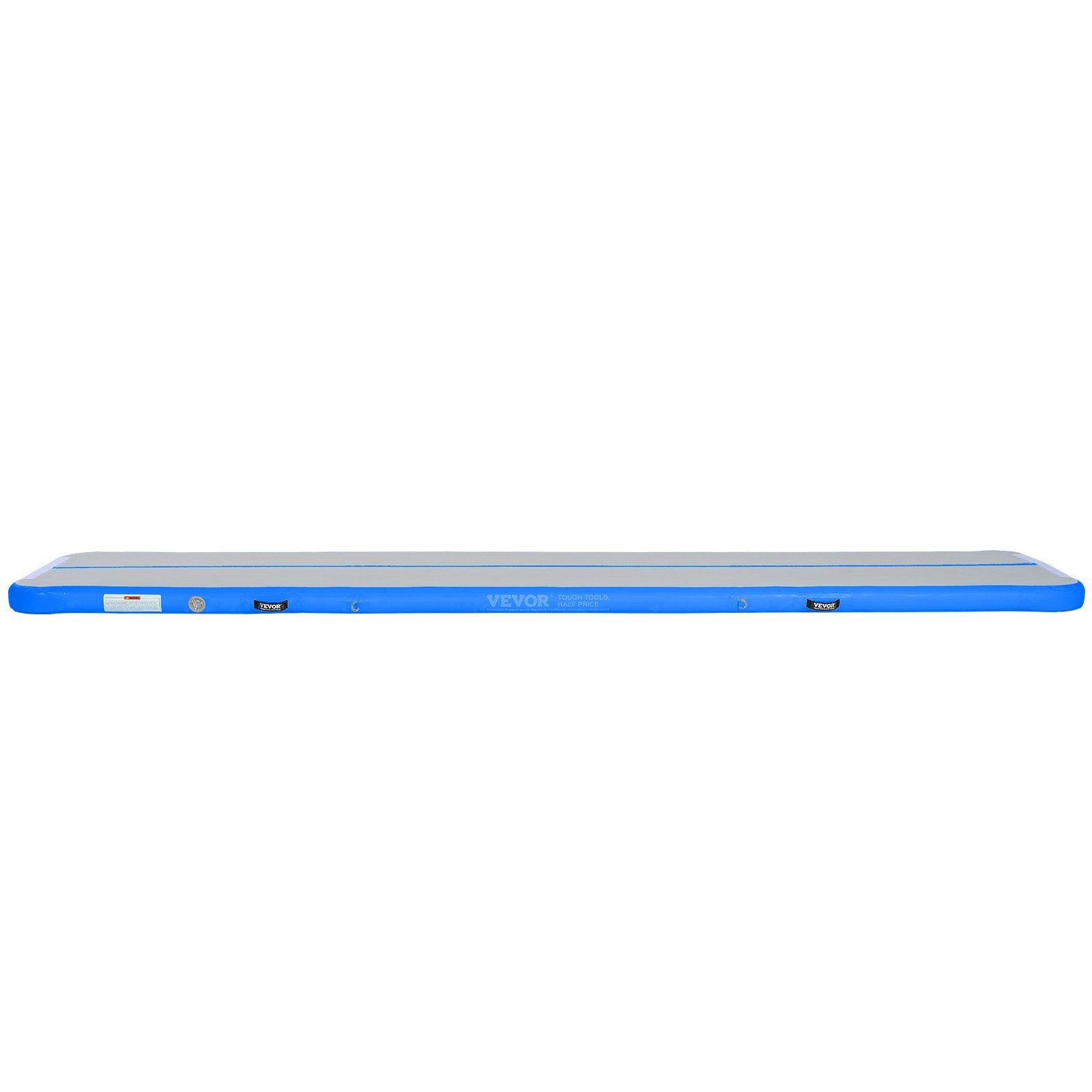 VEVOR Gymnastics Inflatable Air Mat, 4" Thick, 13ft Blue - BagNook