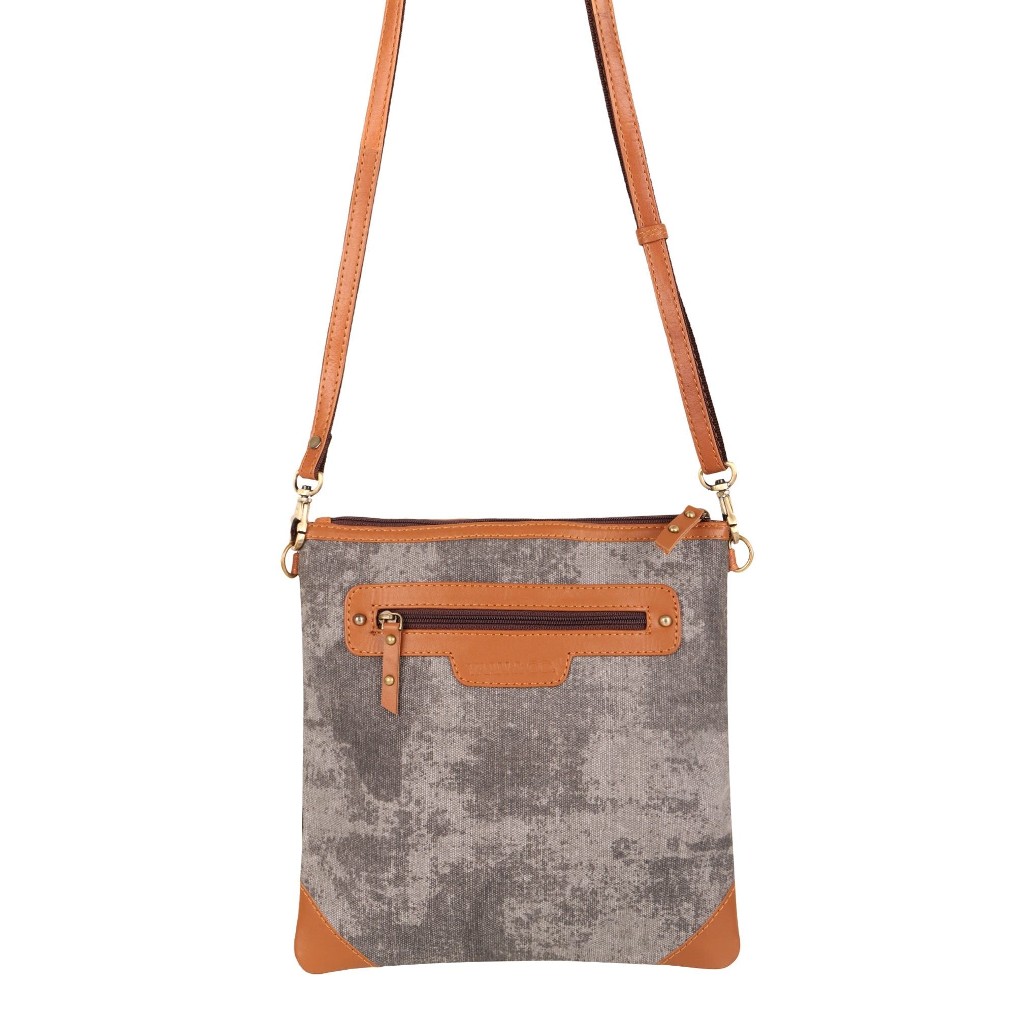 Dawn Crossbody Bag - Upcycled Genuine Leather - BagNook