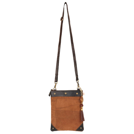 Tribeca Brisk Crossbody - Upcycled Leather - BagNook