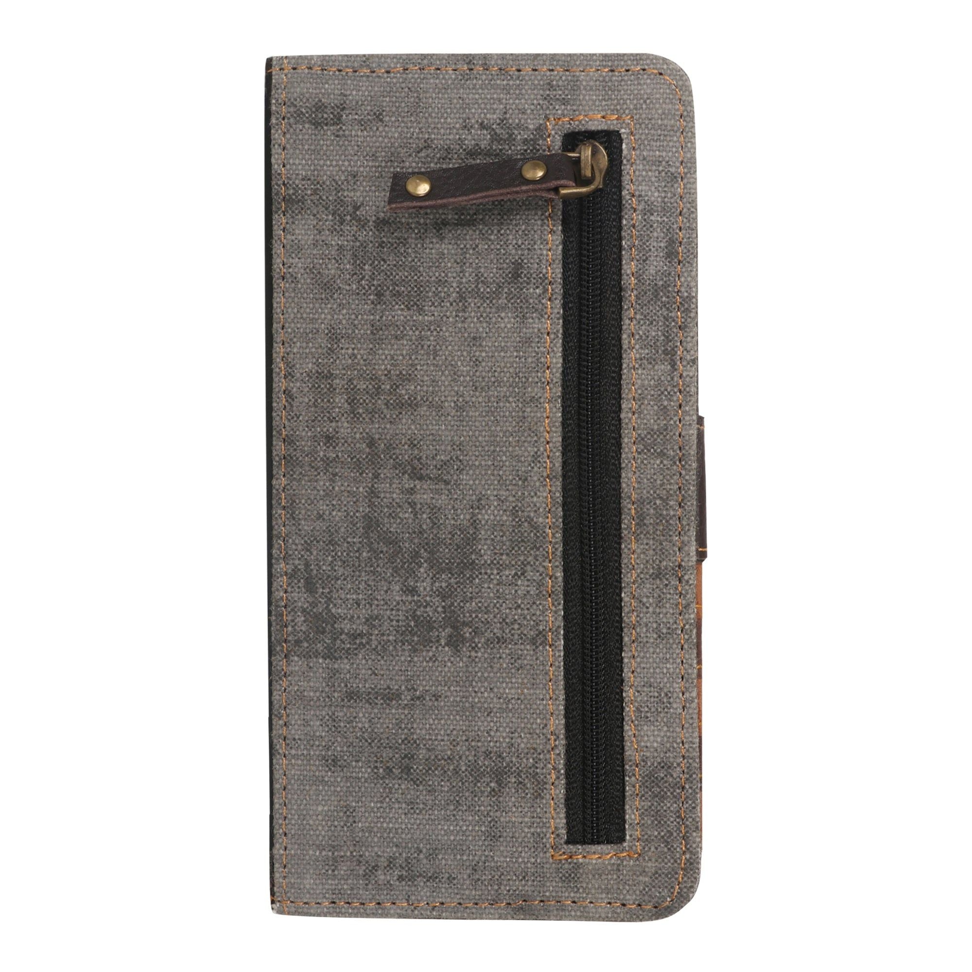 Spencer Grey Wallet - Upcycled - BagNook