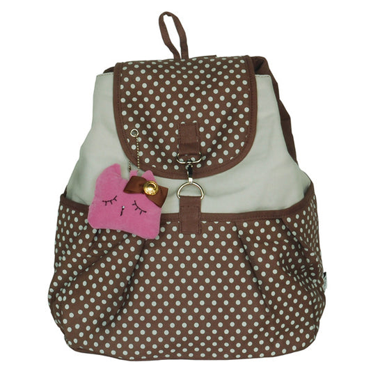 Forest Girl Fabric Art School Daypack - BagNook