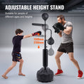 Load image into Gallery viewer, VEVOR Boxing Speed Trainer Punching Bag with Stand - Height Adjustable - BagNook
