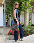 Load image into Gallery viewer, Kathmandu Collection | Yin Yang Print Crossbody/Hobo Bag - BagNook
