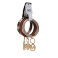 Load image into Gallery viewer, (cognac-taupe-beige)Jasmine Bangle Wristlet Keychain set by Mia K - BagNook
