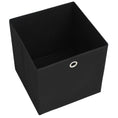 Load image into Gallery viewer, Storage Boxes 4 pcs Non-woven Fabric 12.6 x12.6 x12.6 - Black - BagNook
