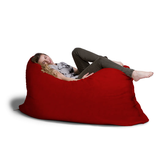 Jaxx 5.5 ft Pillow Saxx Bean Bag Pillow, Cinnabar - BagNook