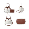 Load image into Gallery viewer, (brown)Saryn Bucket Hobo Faux Shearling by Mia K. - BagNook
