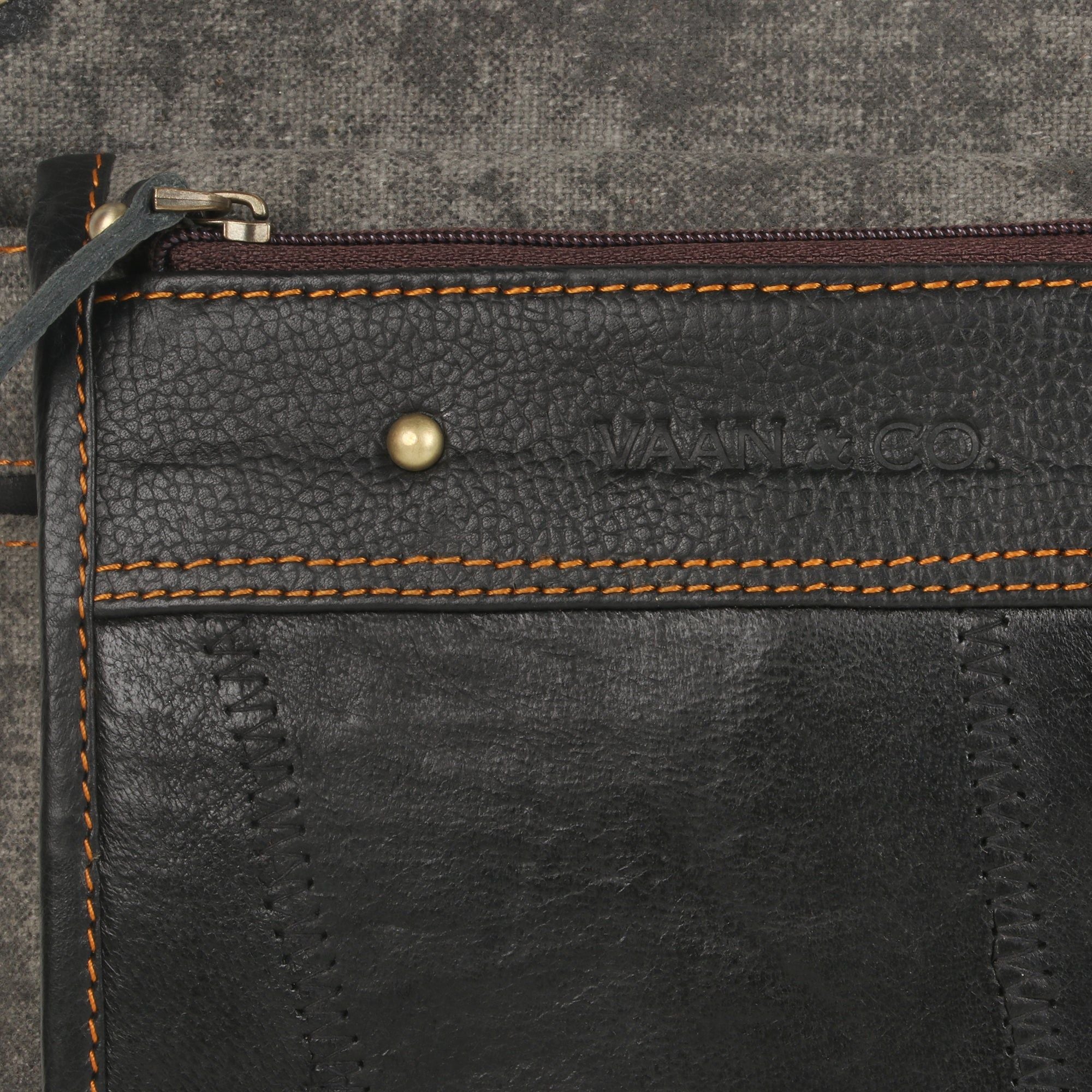 Vela Grey Clutch/Crossbody - Upcycled - BagNook