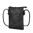 Load image into Gallery viewer, (black)Heartly Crossbody Vegan Leather Bag by Mia K - BagNook
