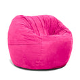 Load image into Gallery viewer, Jaxx Saxx 3 ft Round Bean Bag - Fuchsia - BagNook
