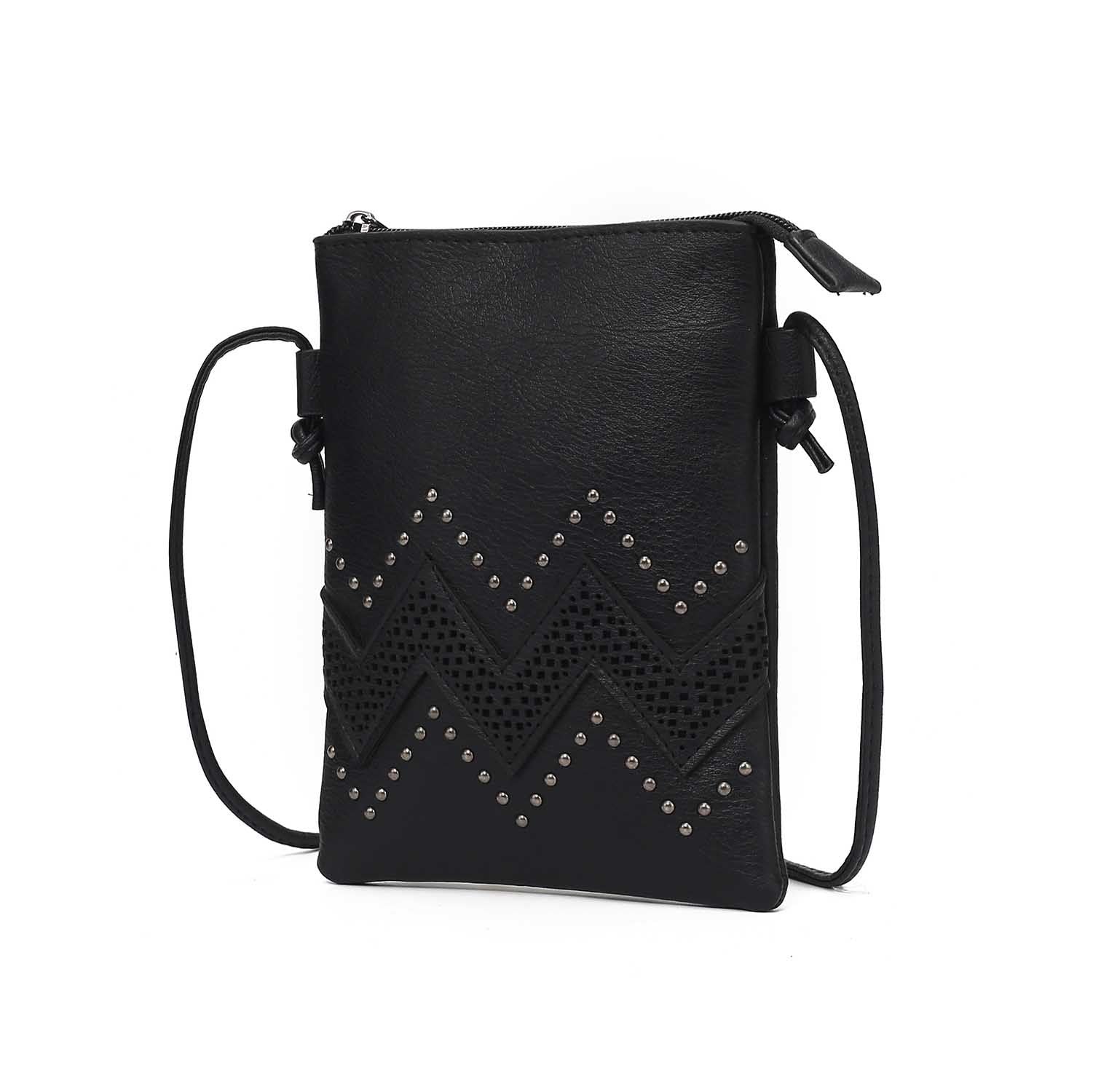 (black)Athena Women's Crossbody Bag by Mia K - BagNook
