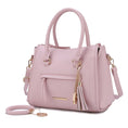 Load image into Gallery viewer, (blush)Valeria Satchel Handbag with Keyring by Mia K - BagNook
