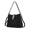 Load image into Gallery viewer, (black)Ezra Snake Embossed Shoulder Handbag by Mia K - BagNook
