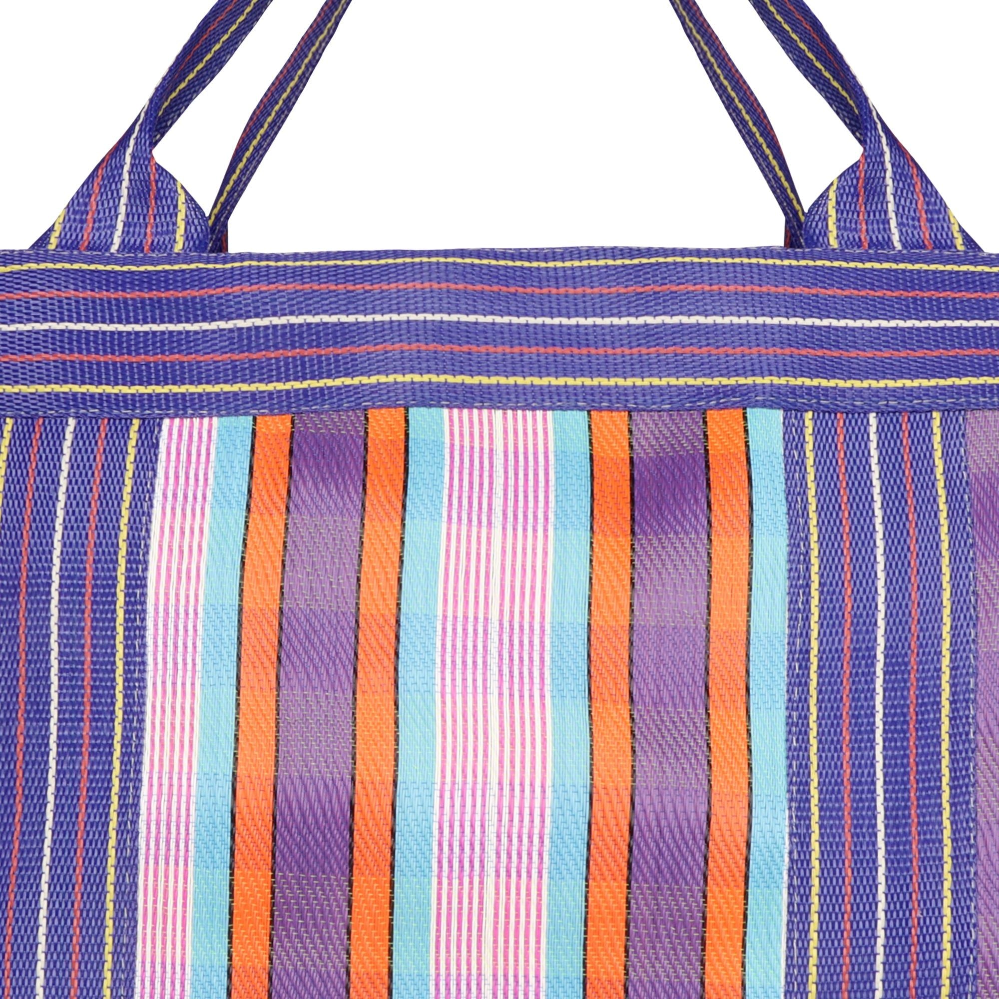 Isla Recyled Nylon XL Shopper Tote - Orchid Pop - BagNook