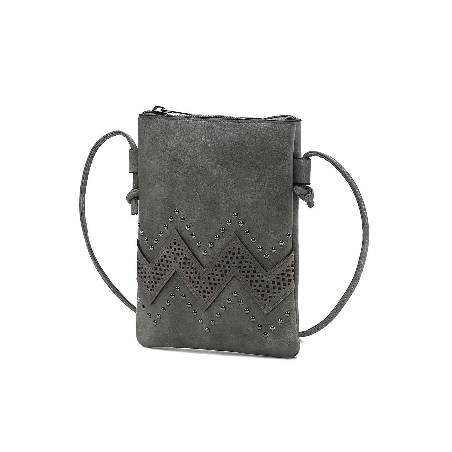 (charcoal)Athena Women's Crossbody Bag by Mia K - BagNook