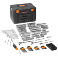 Load image into Gallery viewer, VEVOR Mechanics Tool/Socket Set, 1/4" 3/8" 1/2" 450pc SAE and Metric - BagNook
