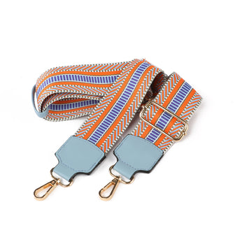 (orange-denim)Naya Women Webbing Crossbody Straps by Mia K - BagNook