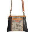 Load image into Gallery viewer, Noa Angled Crossbody Bag - Carbon Grey - Upcycled - BagNook
