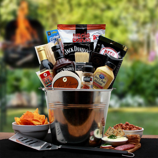 Gift Basket | BBQ Lovers Gift Pail w/stick lighter - BagNook