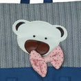 Load image into Gallery viewer, Young Bear Fabric Art School Daypack - BagNook
