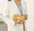 Load image into Gallery viewer, (mustard yellow)Ashley Vegan Leather Hobo Bag with Wallet - 2 pieces by Mia k - BagNook
