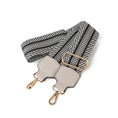 Load image into Gallery viewer, (black-light grey)Naya Women Webbing Crossbody Straps by Mia K - BagNook
