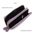 Load image into Gallery viewer, (lavender)Honey Leather Flower Embossed Wallet by Mia K - BagNook
