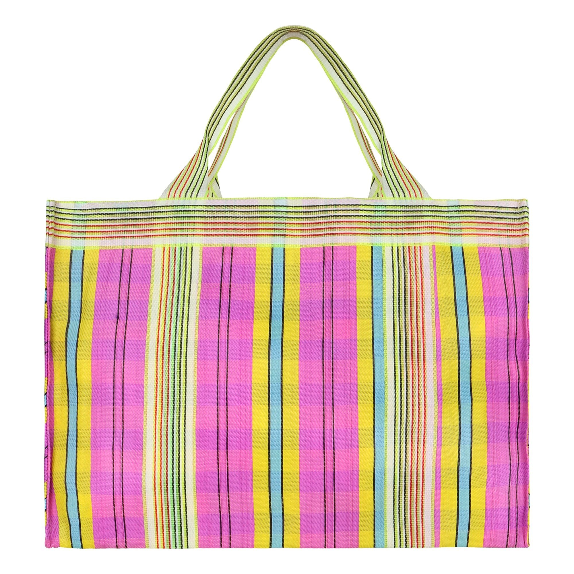 Isla Recyled Nylon XL Shopper Tote - Flamingo Pink - BagNook