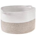 Load image into Gallery viewer, VEVOR Cotton Rope Storage Basket (22 x 22 x 14 in) 23gal Capacity - BagNook
