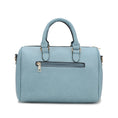 Load image into Gallery viewer, (denim blue)Lara Vegan Leather Satchel with Wallet by Mia k - BagNook
