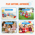 Load image into Gallery viewer, 5 in 1 Kids Play Tent with Tunnel - Indoor/Outdoor - BagNook
