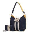 Load image into Gallery viewer, (navy)Torri Hobo Shoulder Bag with Wallet by Mia K - BagNook
