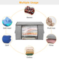 Load image into Gallery viewer, (grey)2pc Storage Bag Organizers w/Window - BagNook
