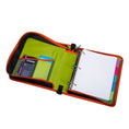 Load image into Gallery viewer, The Fliptop Monster - 2 Inch Zipper binder w/ organization cover - Navy - BagNook
