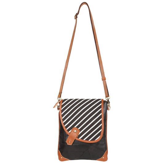 Express Noho Crossbody - Upcycled Genuine Leather - BagNook