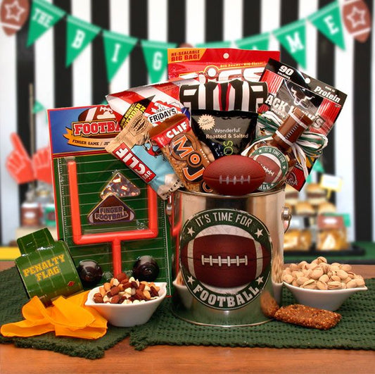 Gift Basket | It's Football Time Gift Pail - BagNook
