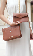 Load image into Gallery viewer, (brown)Maribel Crossbody Handbag by Mia K - BagNook
