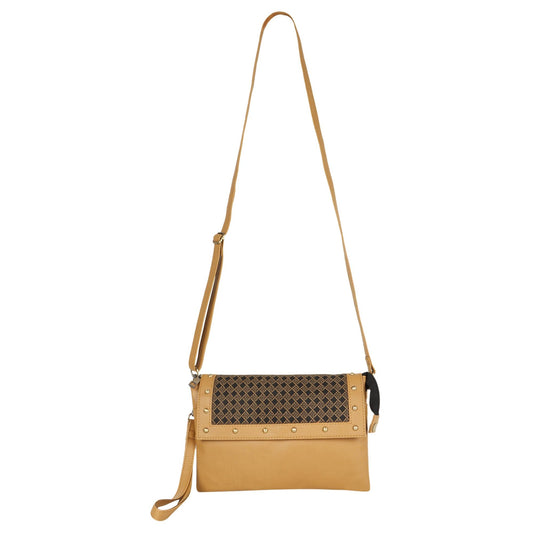 Tayla Diamond Print Convertible Crossbody - BagNook