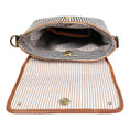 Load image into Gallery viewer, Royce Athens Flap Crossbody - Upcycled Leather - BagNook
