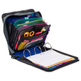 Load image into Gallery viewer, (midnight blue)The Mighty Zip Tab-3 Inch Zipper Binder w/Removeable Folder - BagNook
