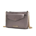 Load image into Gallery viewer, (pewter)Maribel Crossbody Handbag by Mia K - BagNook
