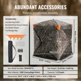 Load image into Gallery viewer, Hunting Blind, 270° See Through Ground Blind, 1-2 Person - BagNook
